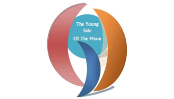 The young side of the moon