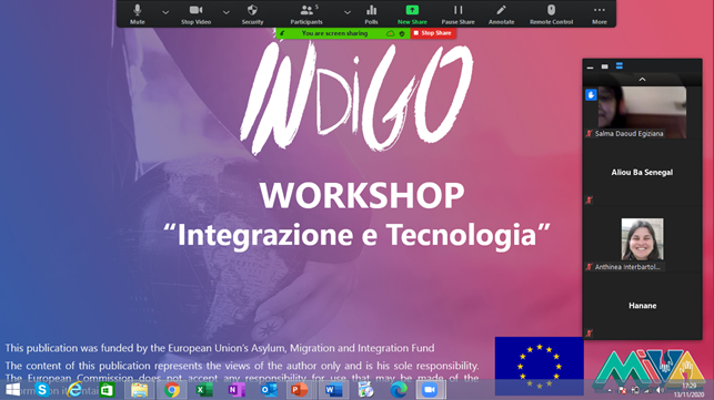 MIVA: Workshop di presentazione e promozione dell’ app INDIGO WORLD - Novembre 2020