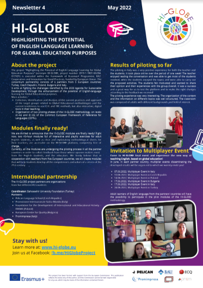 HI-GLOBE Ultima Newsletter
