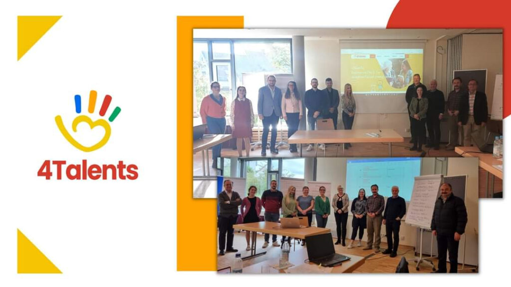 The picture portrays the partner in Freising during the last transnational project meeting.