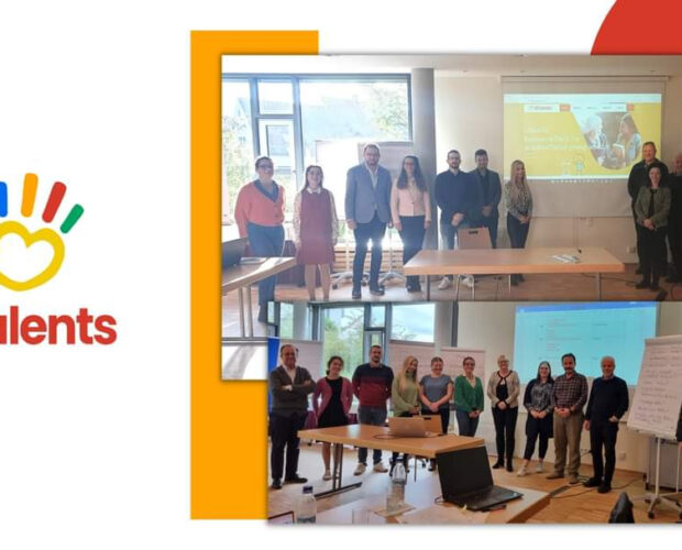 L'immagine ritrae i partner a Freising durante l'ultimo incontro transnazionale del progetto.