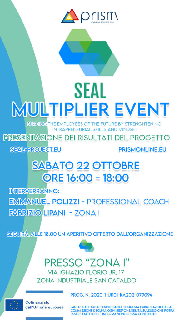 PRISM Impresa Sociale è lieta di invitarvi al SEAL Multiplier Event