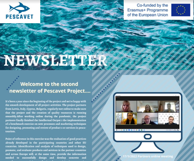 Pescavet – La seconda Newsletter è online