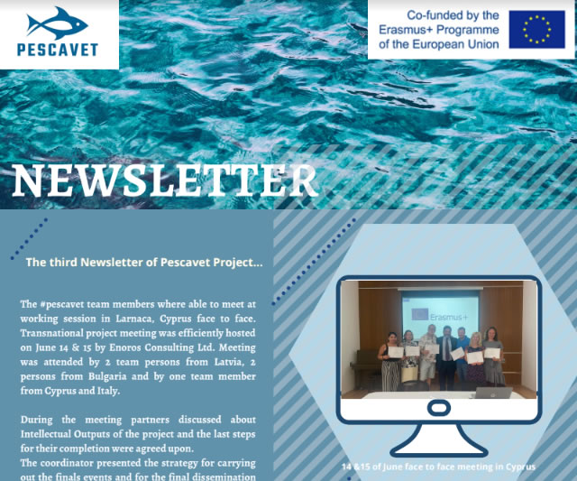 Pescavet – La terza Newsletter è online