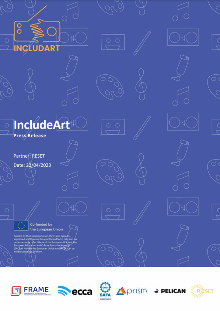Prima Newsletter INCLUDEART