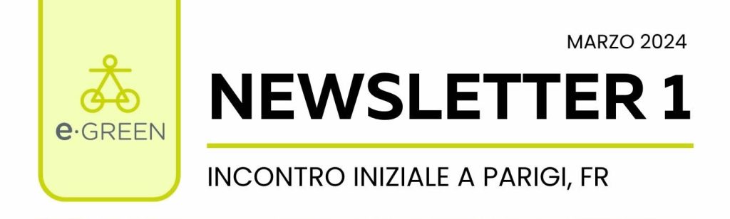 Ecco la nostra prima newsletter di E-GREEN!