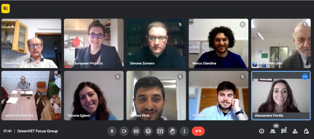 GreenVET: il primo focus group verso la Transizione Verde