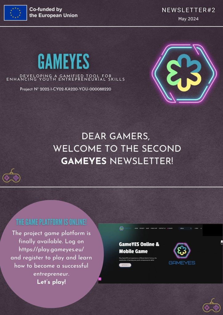 Second GameYes Newsletter
