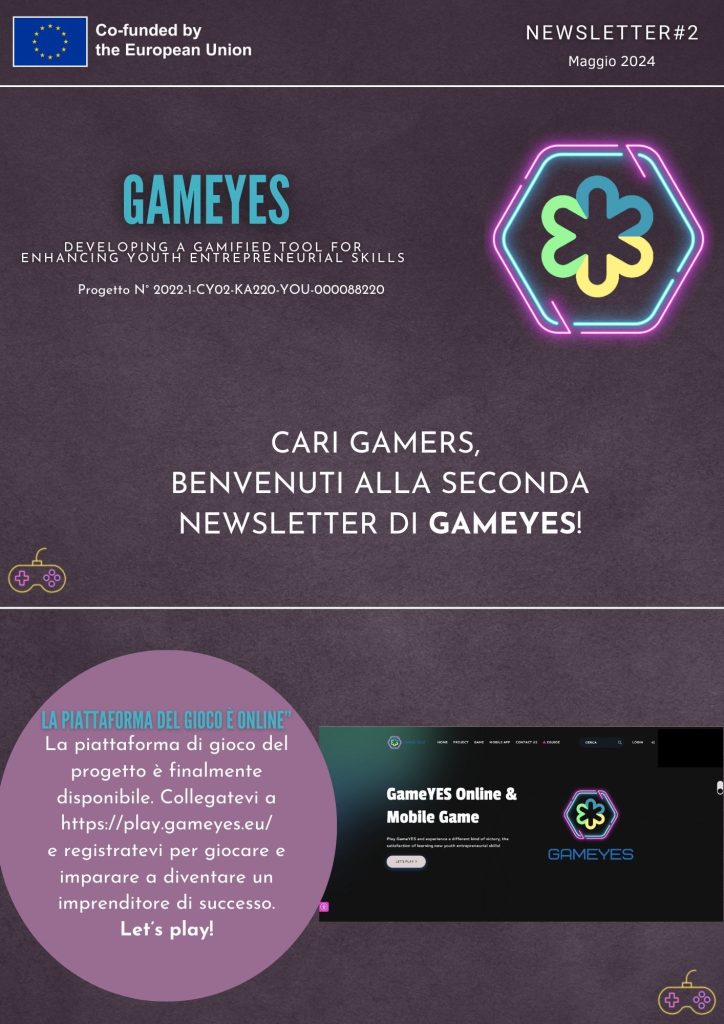 Seconda Newsletter GameYes