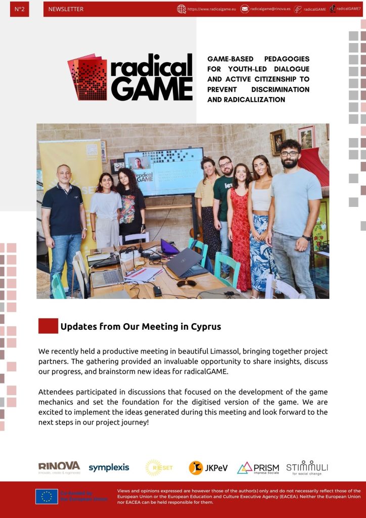 radicalGAME – Newsletter #2