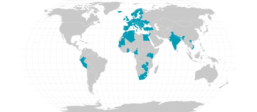 PRISM's world map