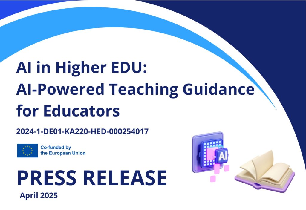 Artificial Intelligence enters higher education: introducing the European Project “AI in Higher EDU”