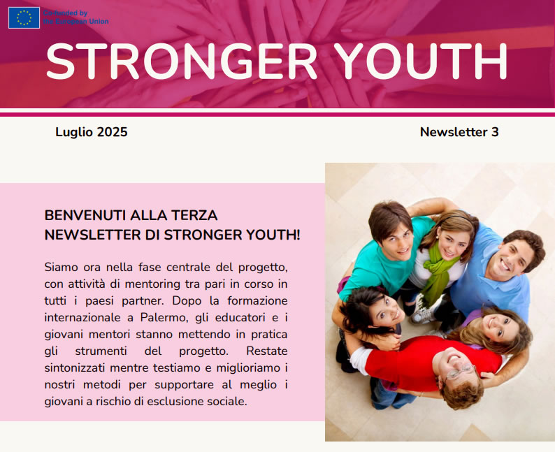 La terza Newsletter del progetto StrongerYouth è online!