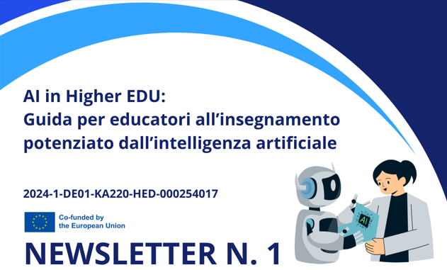 AI e didattica universitaria: arriva la prima newsletter del progetto europeo AI in Higher EDU